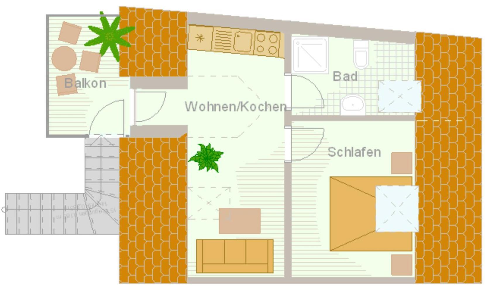 Ferienhaus Seekutter Mit Eigenem Seezugang Malchow  Rom bilde
